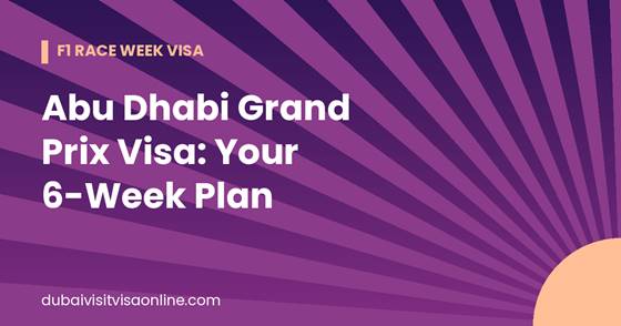 Abu Dhabi Grand Prix visa plan banner for the 3-6 December 2026 race weekend