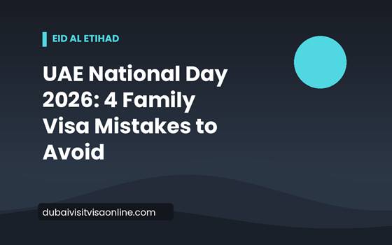 UAE National Day 2026 family visit visa guide banner from dubaivisitvisaonline.com