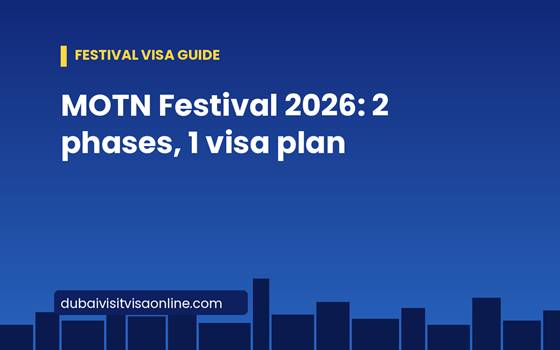 MOTN Festival 2026 visa guide banner for Al Ain, Al Dhafra and the Abu Dhabi Corniche
